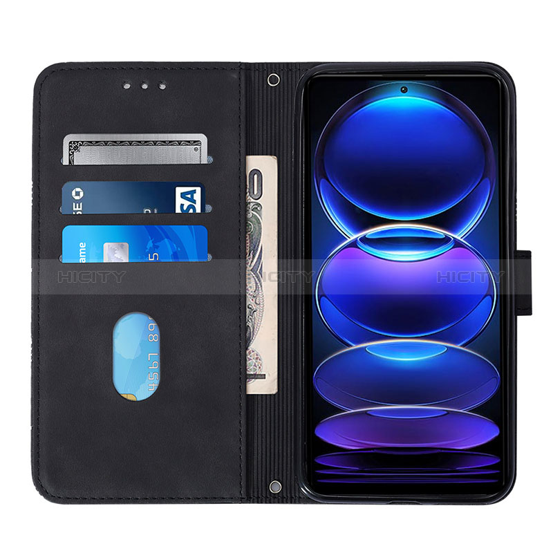 Custodia Portafoglio In Pelle Cover con Supporto YB1 per Xiaomi Redmi Note 12 Pro+ Plus 5G