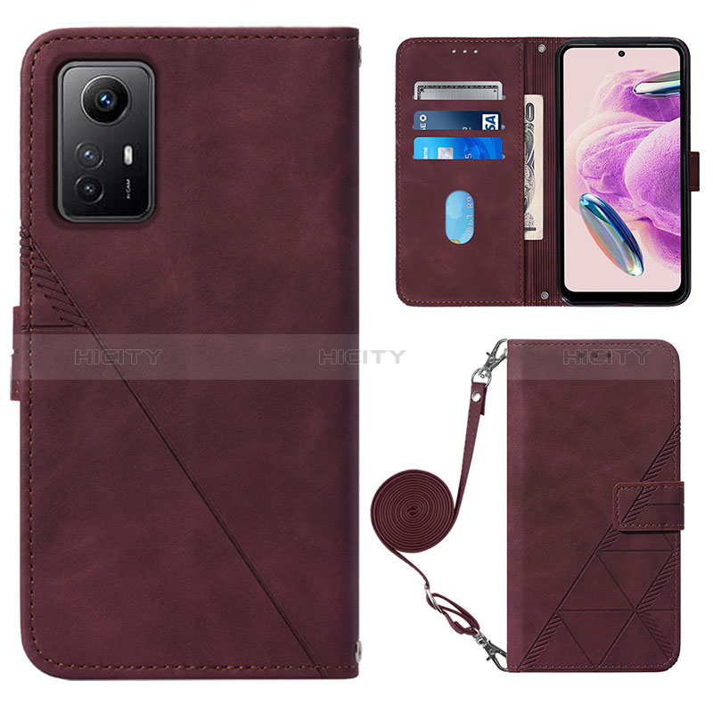 Custodia Portafoglio In Pelle Cover con Supporto YB1 per Xiaomi Redmi Note 12S