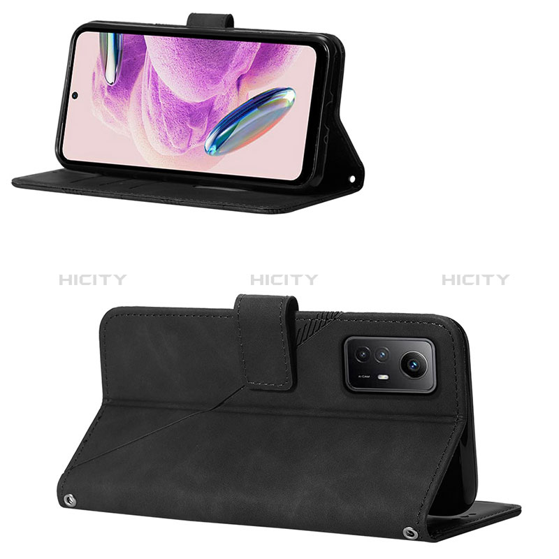 Custodia Portafoglio In Pelle Cover con Supporto YB1 per Xiaomi Redmi Note 12S