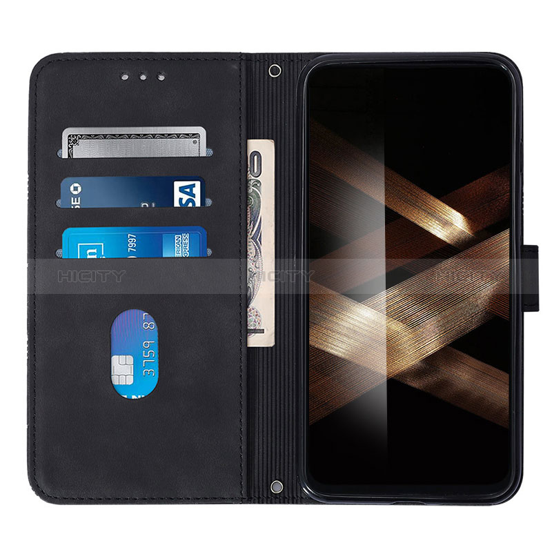 Custodia Portafoglio In Pelle Cover con Supporto YB2 per Huawei Honor X8b