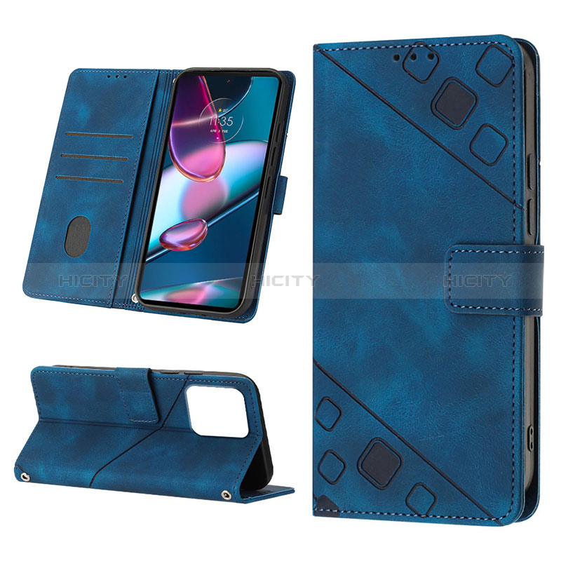 Custodia Portafoglio In Pelle Cover con Supporto YB2 per Motorola Moto Edge 40 Pro 5G