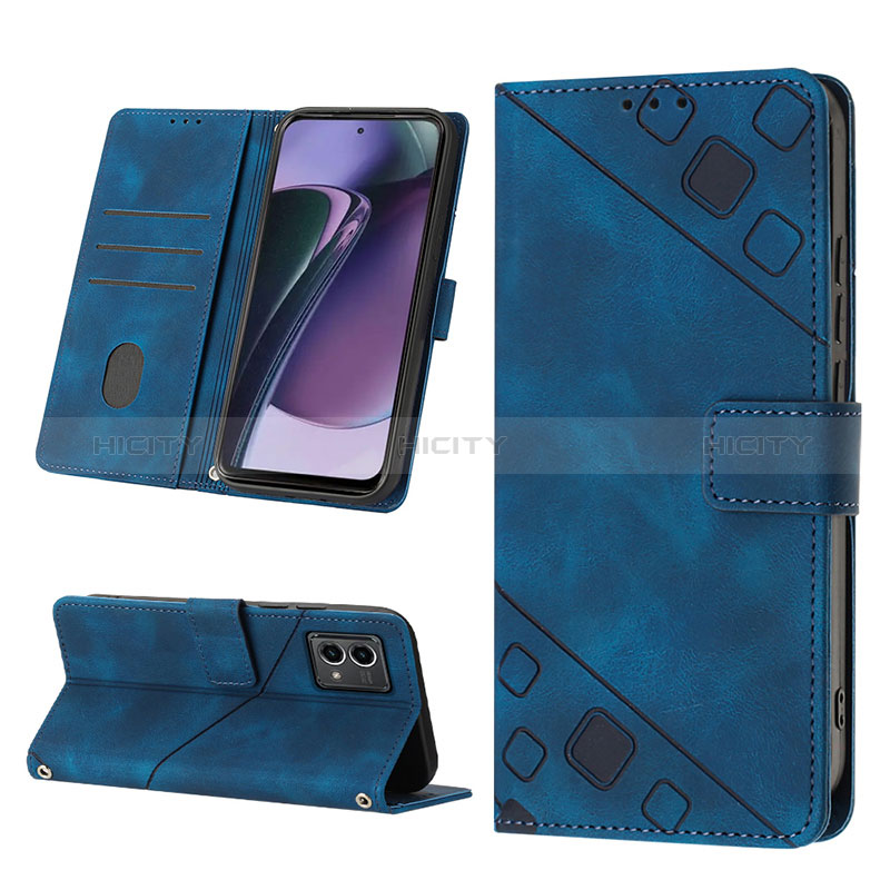 Custodia Portafoglio In Pelle Cover con Supporto YB2 per Motorola Moto G 5G (2023)