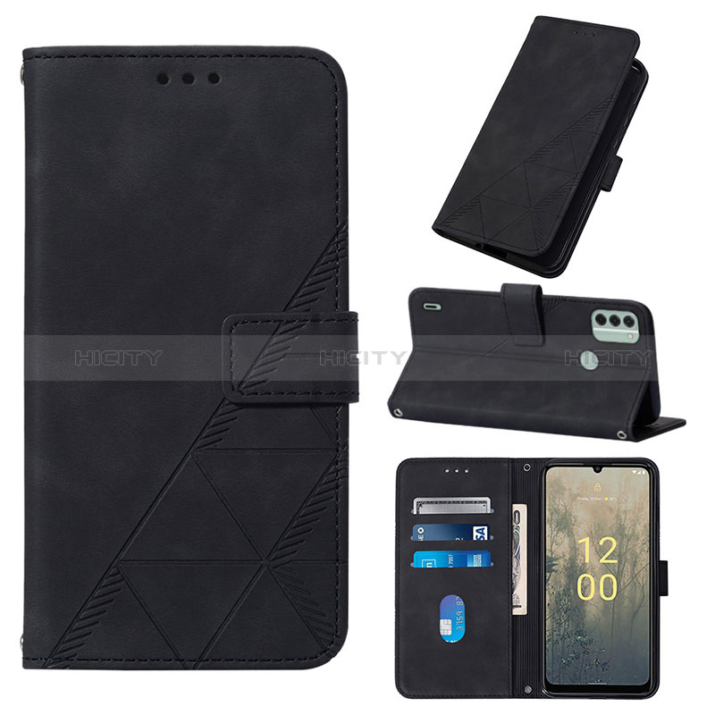 Custodia Portafoglio In Pelle Cover con Supporto YB2 per Nokia C31