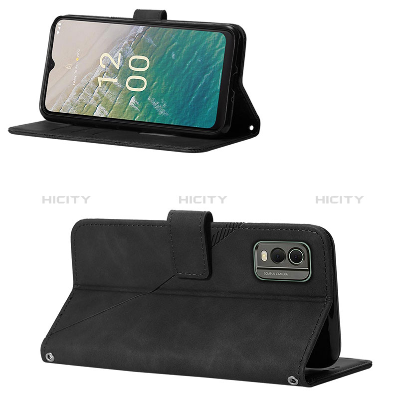 Custodia Portafoglio In Pelle Cover con Supporto YB2 per Nokia C32