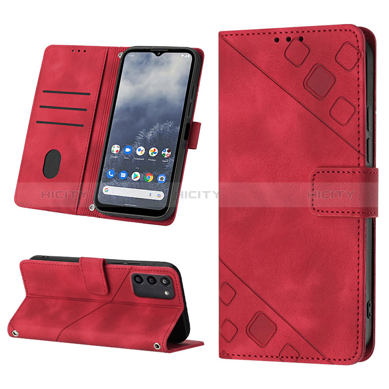 Custodia Portafoglio In Pelle Cover con Supporto YB2 per Nokia G100