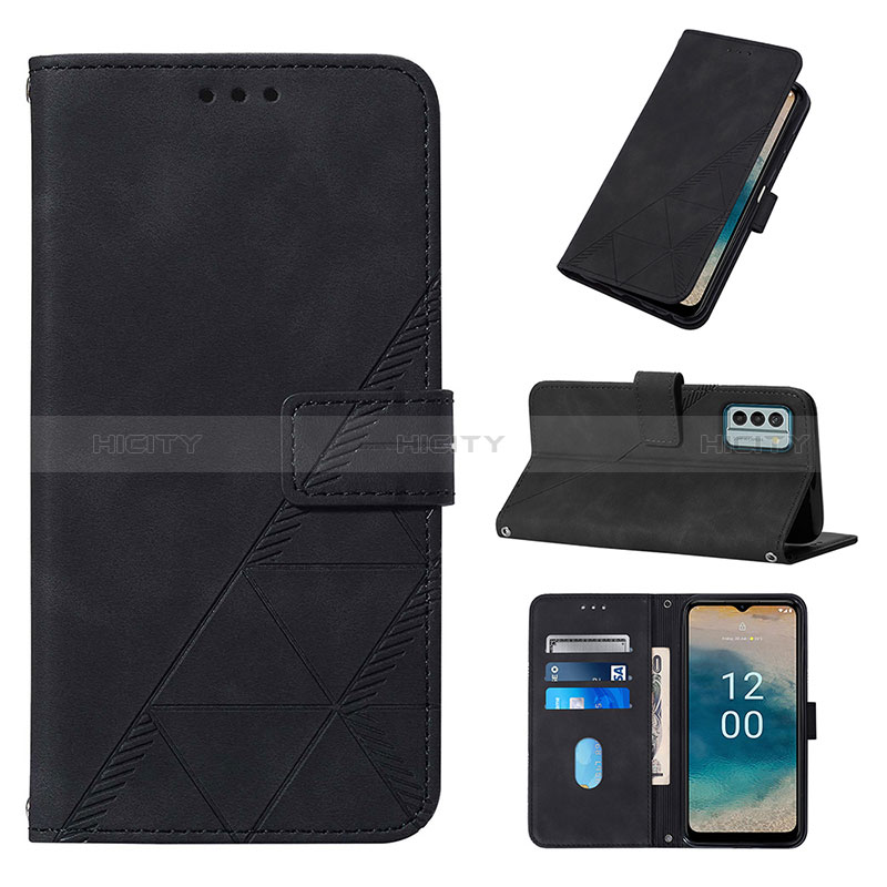 Custodia Portafoglio In Pelle Cover con Supporto YB2 per Nokia G22