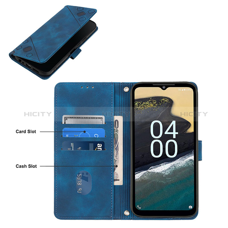 Custodia Portafoglio In Pelle Cover con Supporto YB2 per Nokia G400 5G