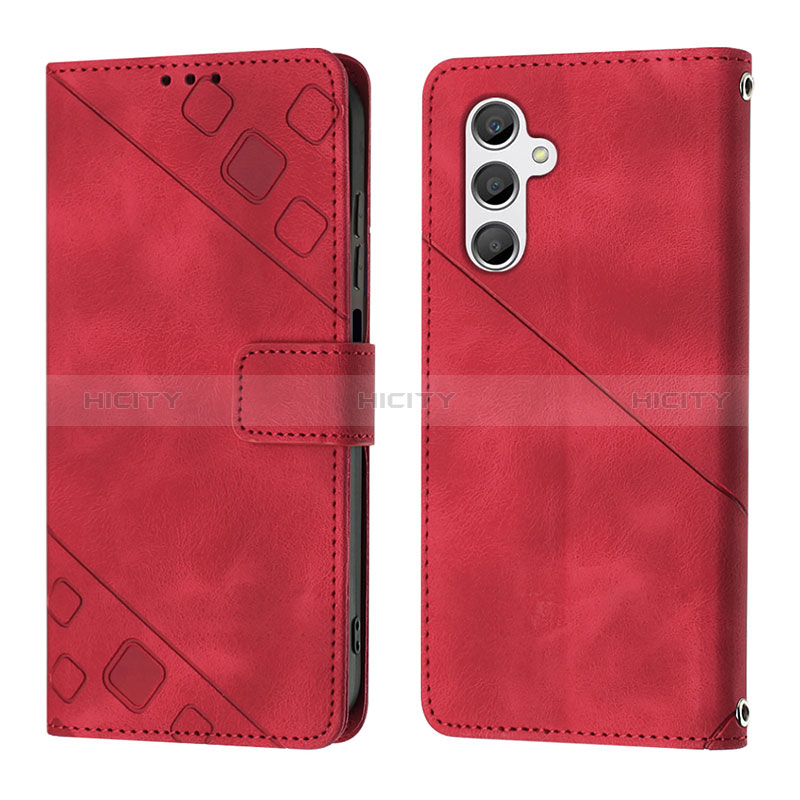 Custodia Portafoglio In Pelle Cover con Supporto YB2 per Samsung Galaxy A24 4G