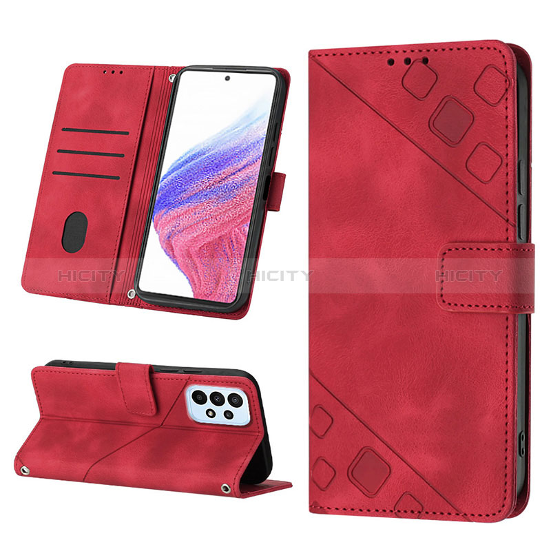 Custodia Portafoglio In Pelle Cover con Supporto YB2 per Samsung Galaxy A73 5G