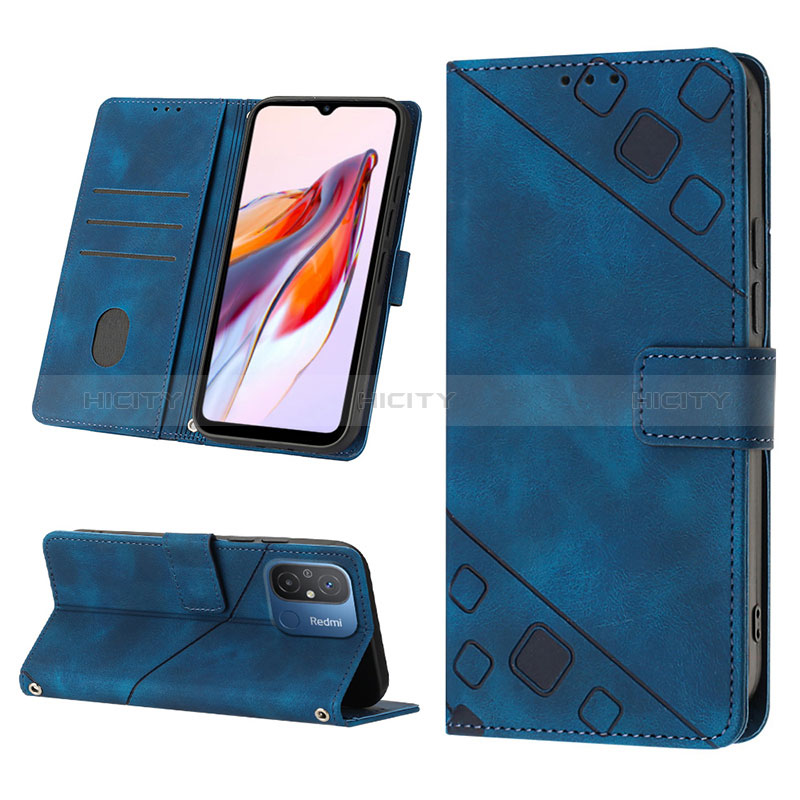 Custodia Portafoglio In Pelle Cover con Supporto YB2 per Xiaomi Poco C55