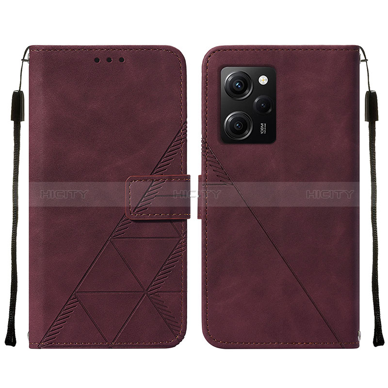 Custodia Portafoglio In Pelle Cover con Supporto YB2 per Xiaomi Poco X5 Pro 5G