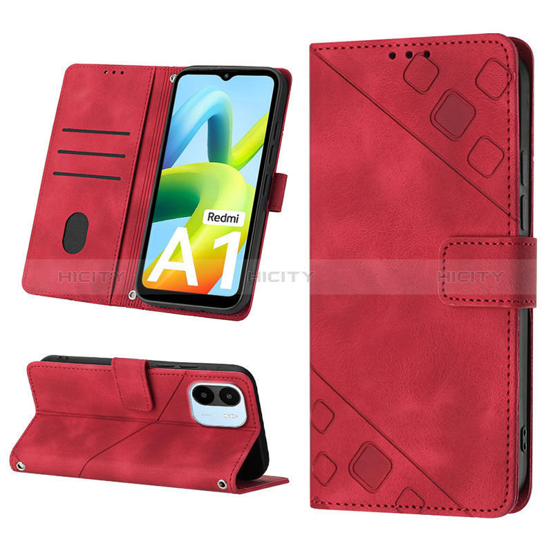 Custodia Portafoglio In Pelle Cover con Supporto YB2 per Xiaomi Redmi A2 Plus