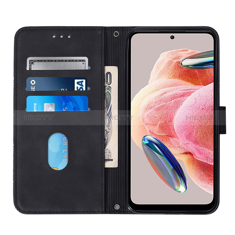 Custodia Portafoglio In Pelle Cover con Supporto YB2 per Xiaomi Redmi Note 12 4G