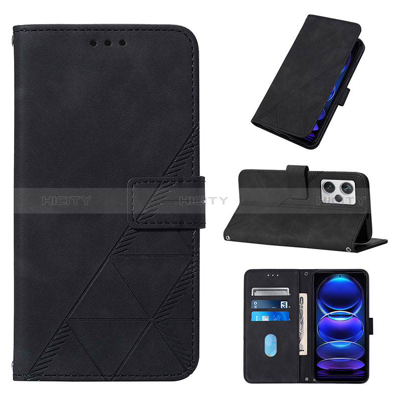 Custodia Portafoglio In Pelle Cover con Supporto YB2 per Xiaomi Redmi Note 12 Explorer