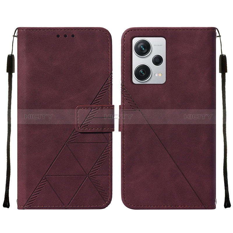 Custodia Portafoglio In Pelle Cover con Supporto YB2 per Xiaomi Redmi Note 12 Pro+ Plus 5G