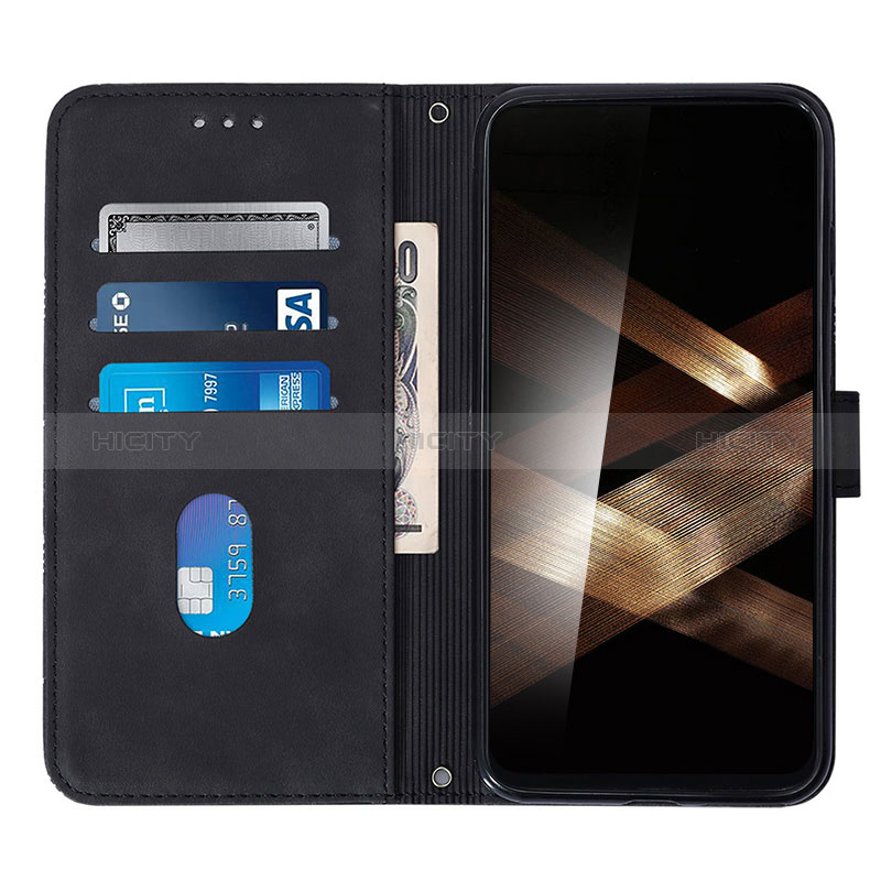 Custodia Portafoglio In Pelle Cover con Supporto YB3 per Huawei Honor X8b