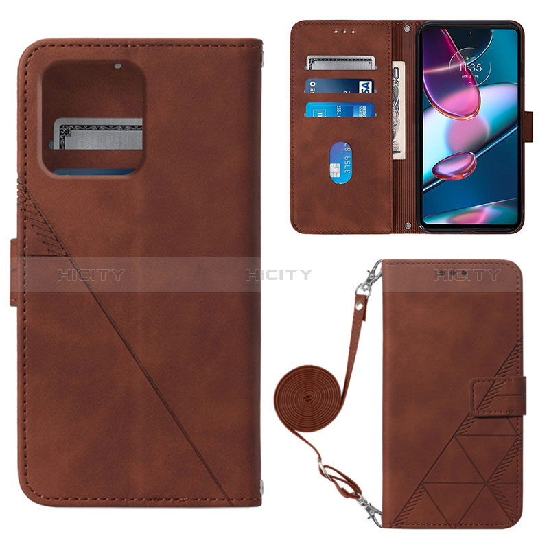 Custodia Portafoglio In Pelle Cover con Supporto YB3 per Motorola Moto Edge 40 Pro 5G