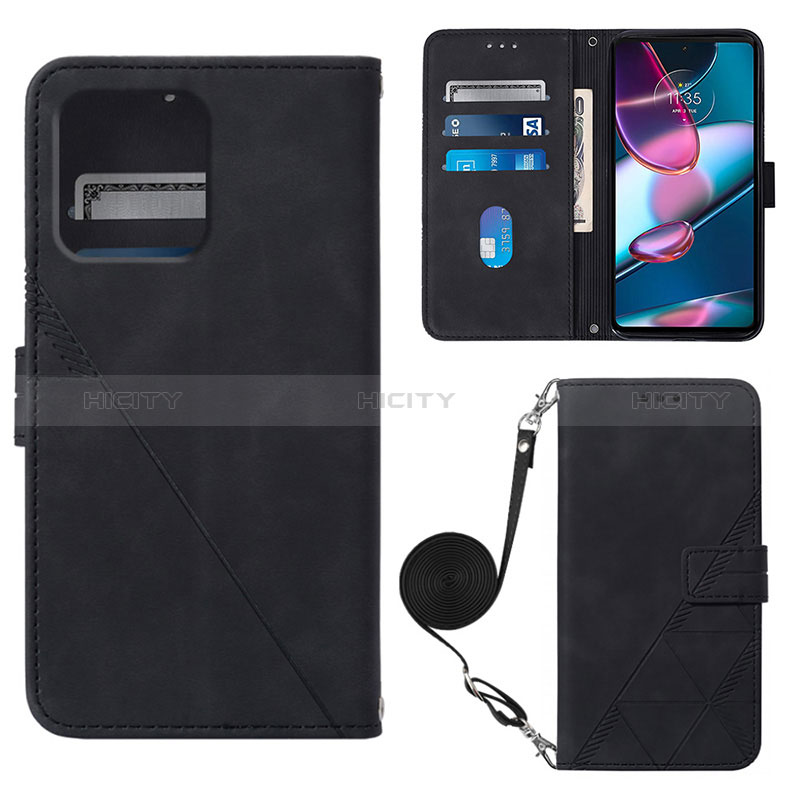 Custodia Portafoglio In Pelle Cover con Supporto YB3 per Motorola Moto Edge 40 Pro 5G