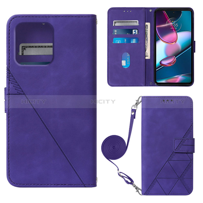 Custodia Portafoglio In Pelle Cover con Supporto YB3 per Motorola Moto Edge 40 Pro 5G