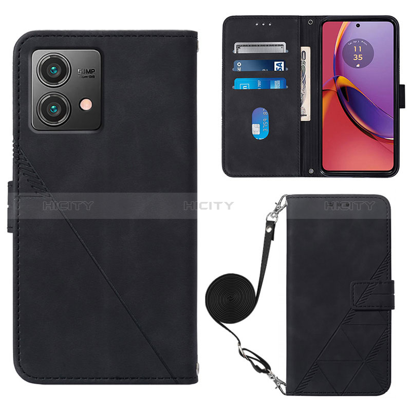 Custodia Portafoglio In Pelle Cover con Supporto YB3 per Motorola Moto G84 5G