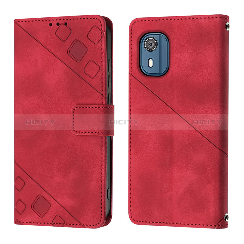 Custodia Portafoglio In Pelle Cover con Supporto YB3 per Nokia C02