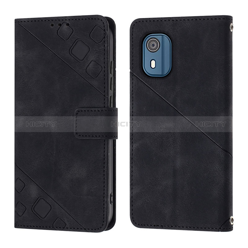 Custodia Portafoglio In Pelle Cover con Supporto YB3 per Nokia C02