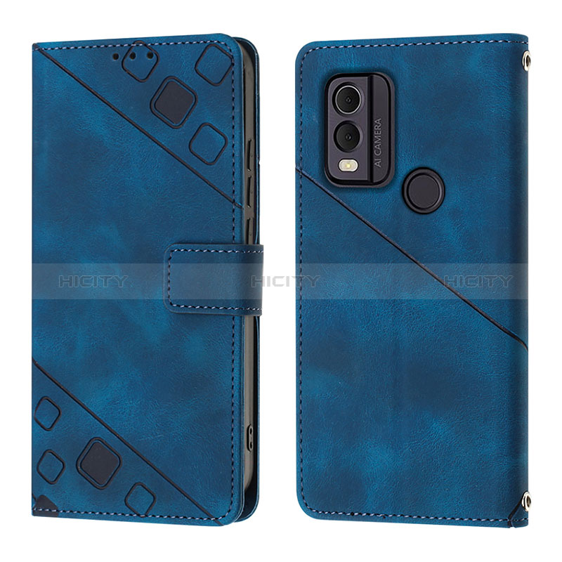 Custodia Portafoglio In Pelle Cover con Supporto YB3 per Nokia C22