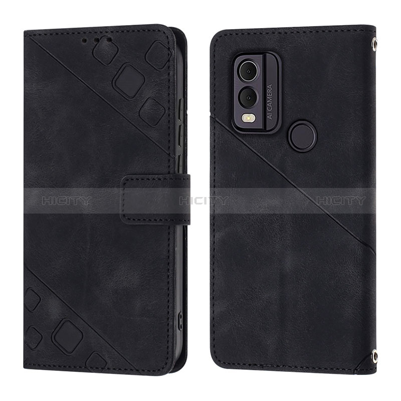 Custodia Portafoglio In Pelle Cover con Supporto YB3 per Nokia C22