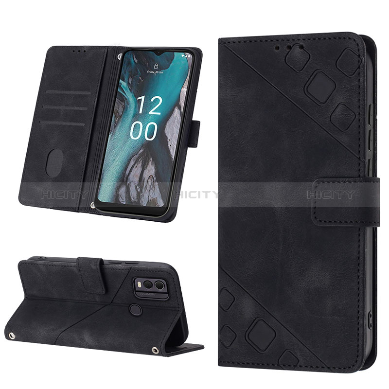 Custodia Portafoglio In Pelle Cover con Supporto YB3 per Nokia C22