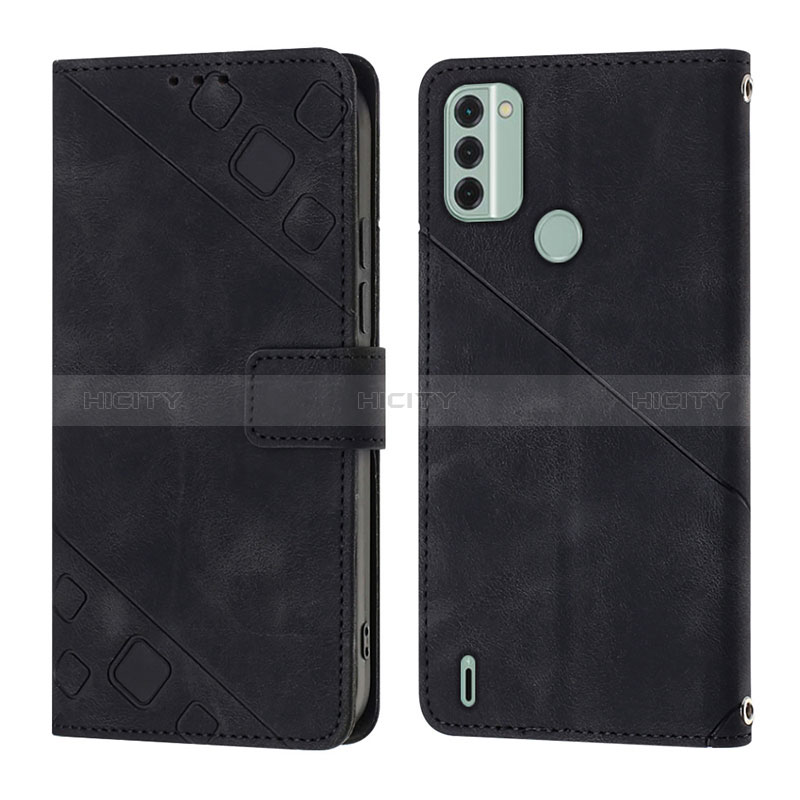 Custodia Portafoglio In Pelle Cover con Supporto YB3 per Nokia C31