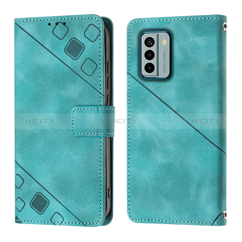 Custodia Portafoglio In Pelle Cover con Supporto YB3 per Nokia G22