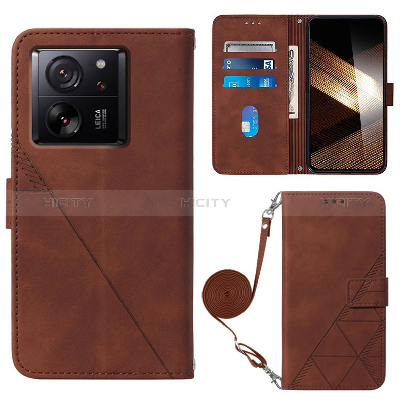 Custodia Portafoglio In Pelle Cover con Supporto YB3 per Xiaomi Mi 13T 5G