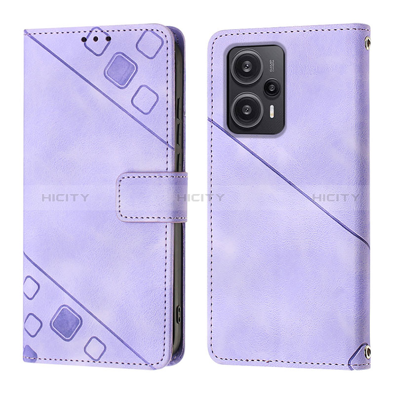 Custodia Portafoglio In Pelle Cover con Supporto YB3 per Xiaomi Poco F5 5G