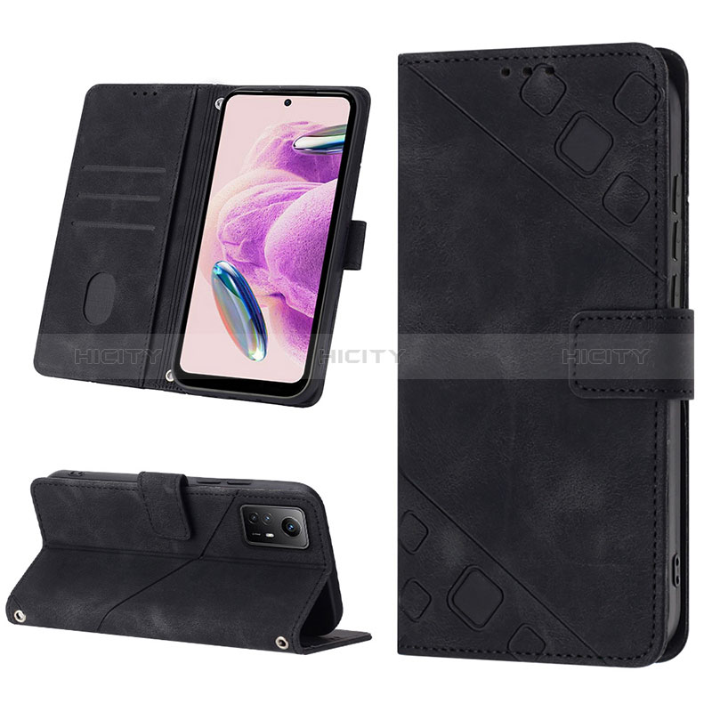 Custodia Portafoglio In Pelle Cover con Supporto YB3 per Xiaomi Redmi Note 12S