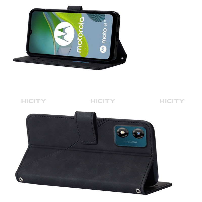 Custodia Portafoglio In Pelle Cover con Supporto YB4 per Motorola Moto E13