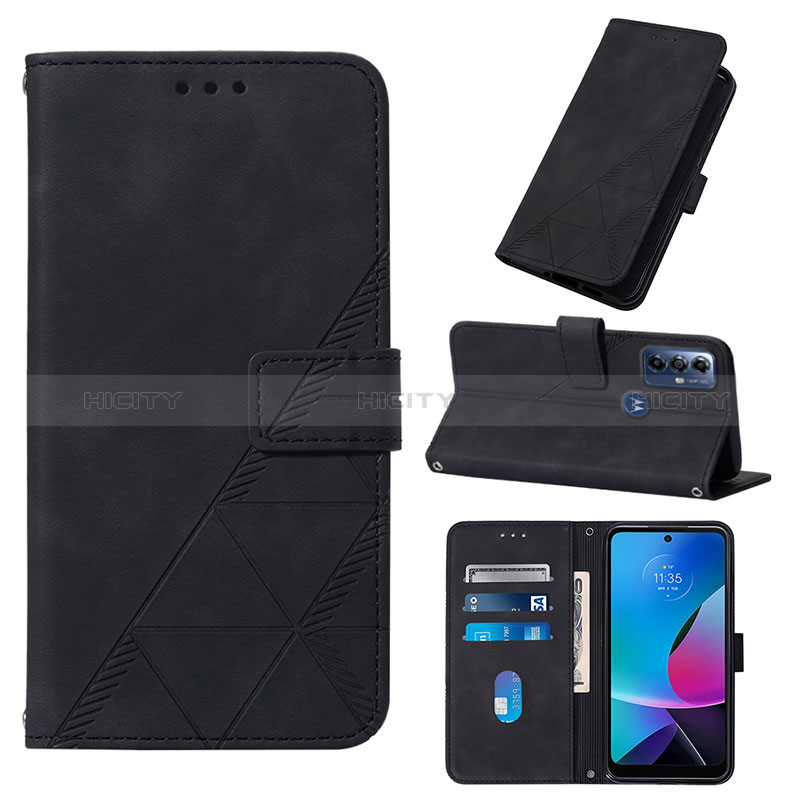 Custodia Portafoglio In Pelle Cover con Supporto YB4 per Motorola Moto G Play (2023)