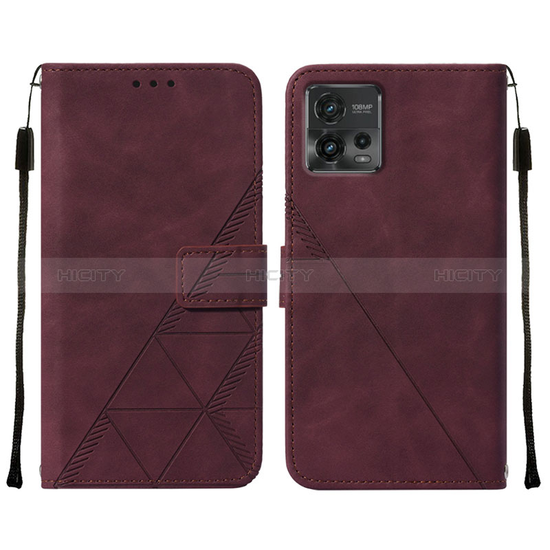 Custodia Portafoglio In Pelle Cover con Supporto YB4 per Motorola Moto G72