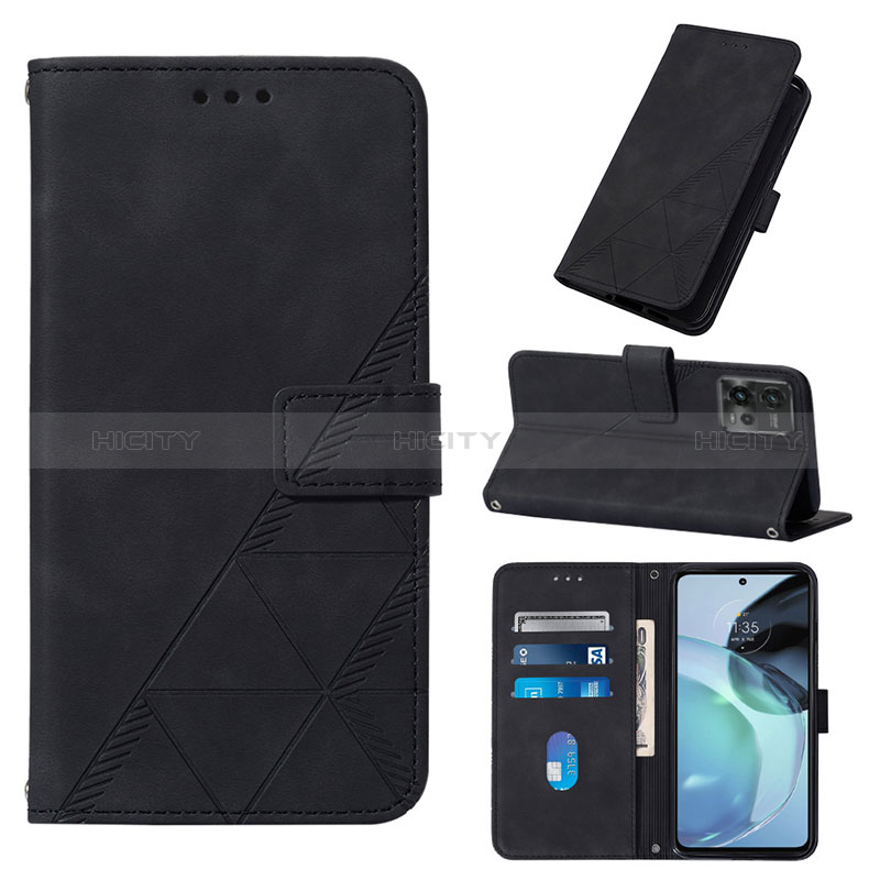 Custodia Portafoglio In Pelle Cover con Supporto YB4 per Motorola Moto G72