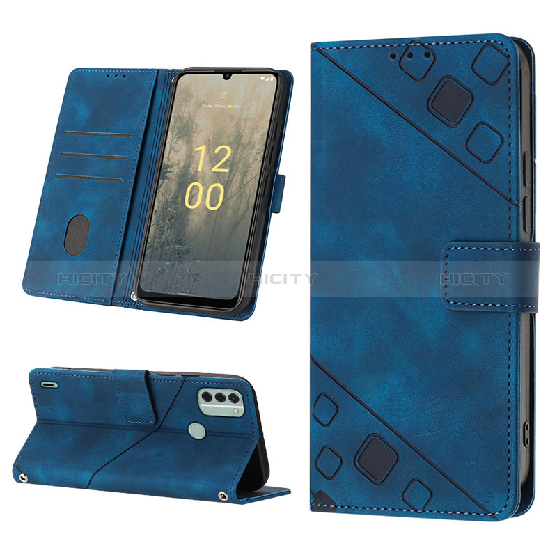 Custodia Portafoglio In Pelle Cover con Supporto YB4 per Nokia C31