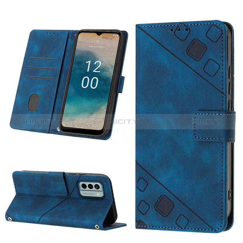 Custodia Portafoglio In Pelle Cover con Supporto YB4 per Nokia G22