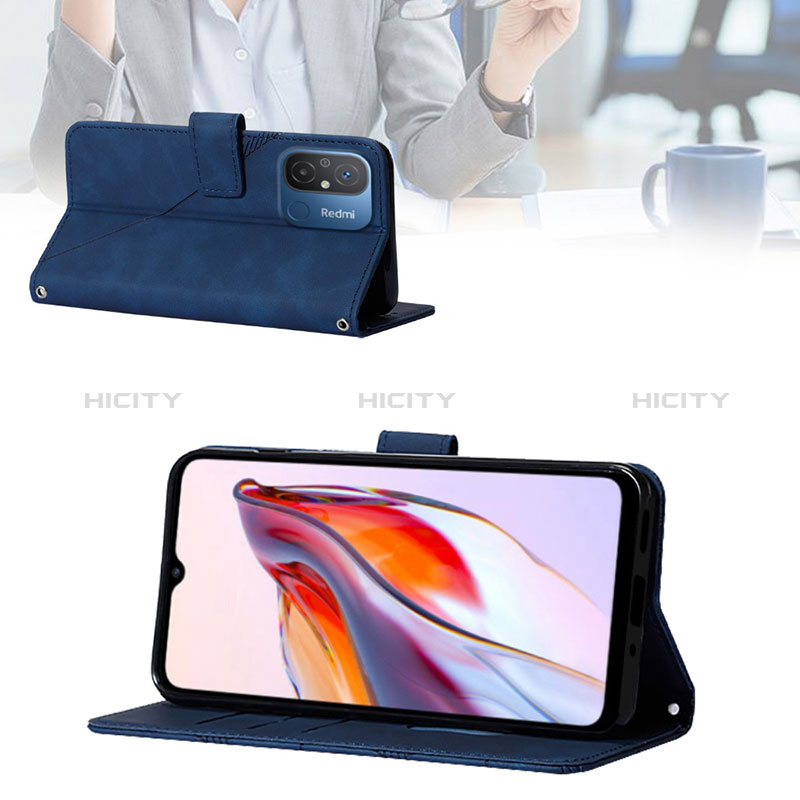 Custodia Portafoglio In Pelle Cover con Supporto YB4 per Xiaomi Poco C55