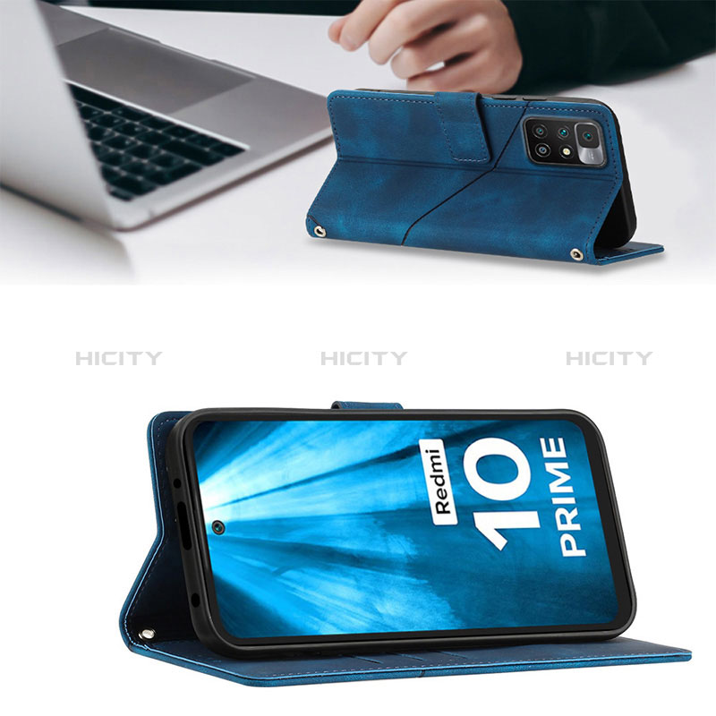 Custodia Portafoglio In Pelle Cover con Supporto YB4 per Xiaomi Redmi 10 Prime