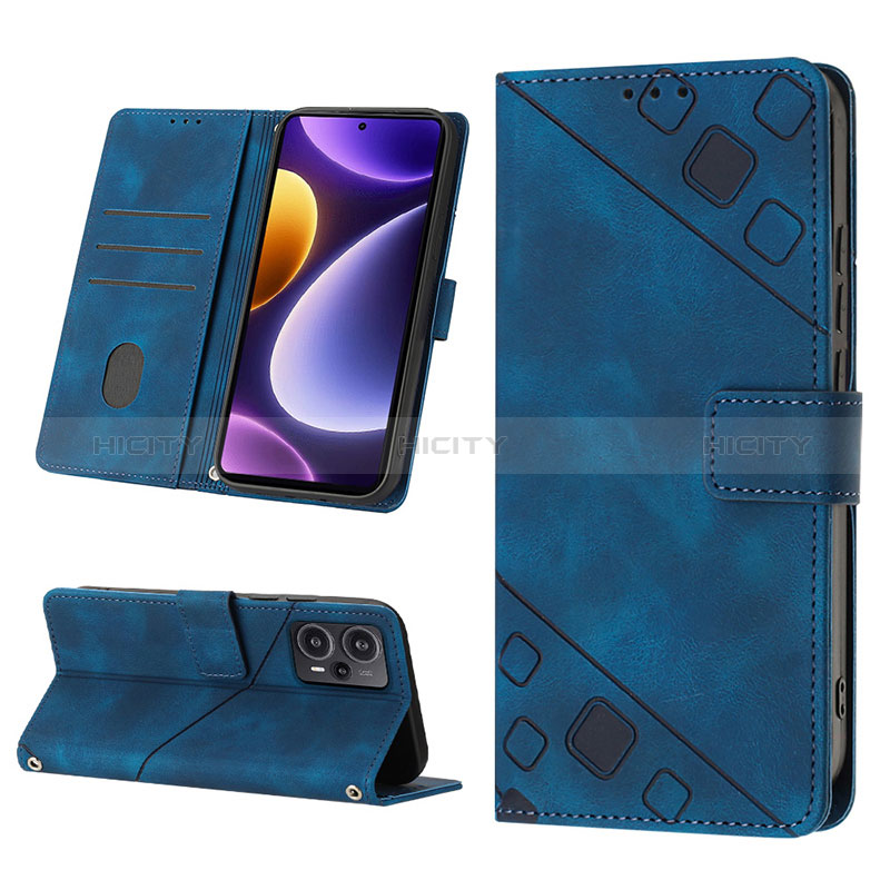 Custodia Portafoglio In Pelle Cover con Supporto YB4 per Xiaomi Redmi Note 12 Turbo 5G