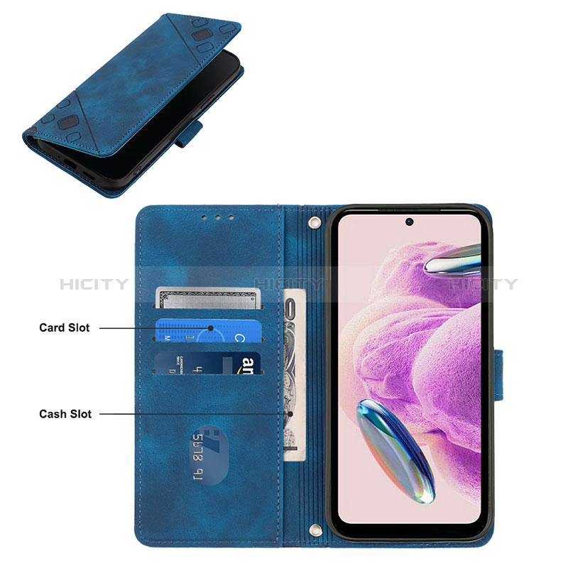 Custodia Portafoglio In Pelle Cover con Supporto YB4 per Xiaomi Redmi Note 12S