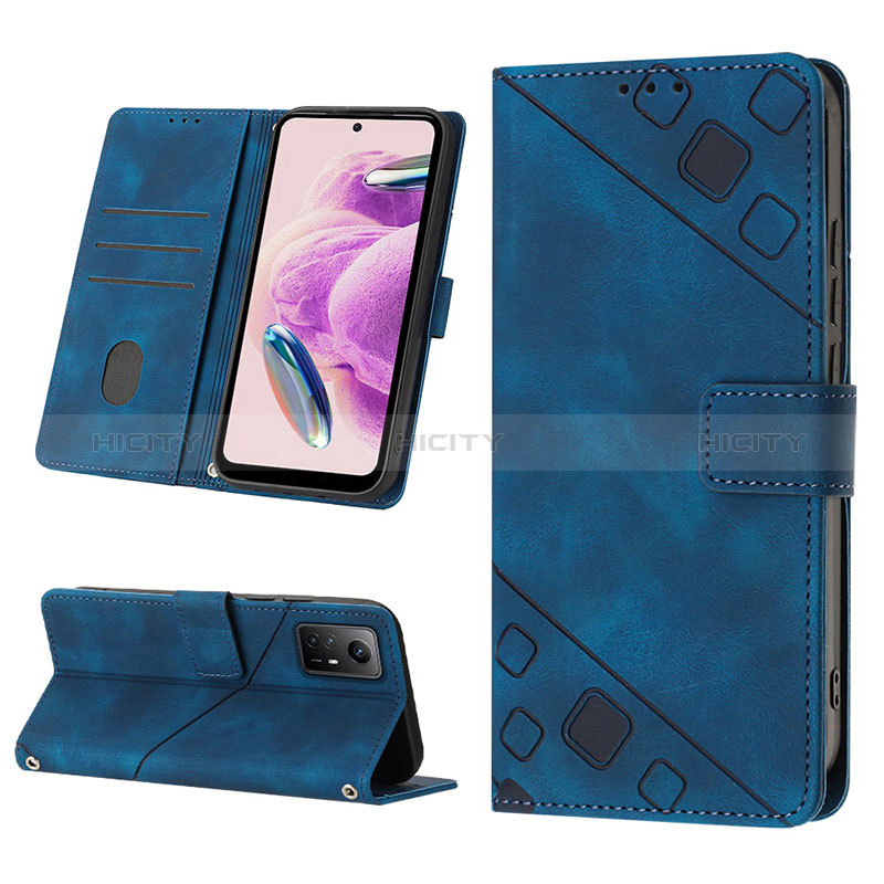 Custodia Portafoglio In Pelle Cover con Supporto YB4 per Xiaomi Redmi Note 12S