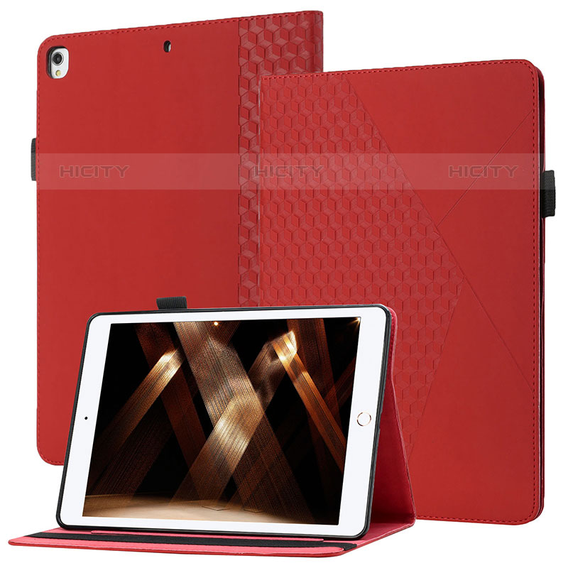 Custodia Portafoglio In Pelle Cover con Supporto YX1 per Apple iPad 10.2 (2020) Rosso