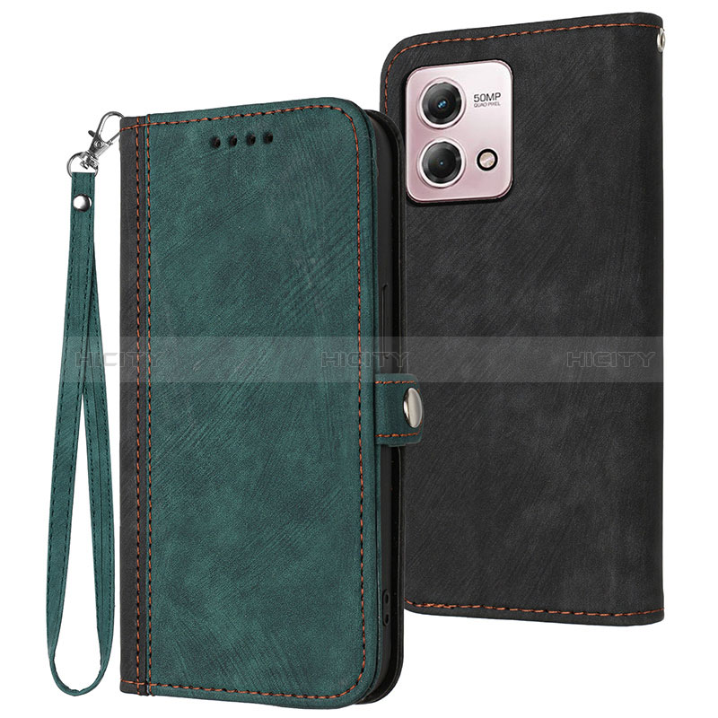 Custodia Portafoglio In Pelle Cover con Supporto YX1 per Motorola Moto G Stylus (2023) 5G Verde