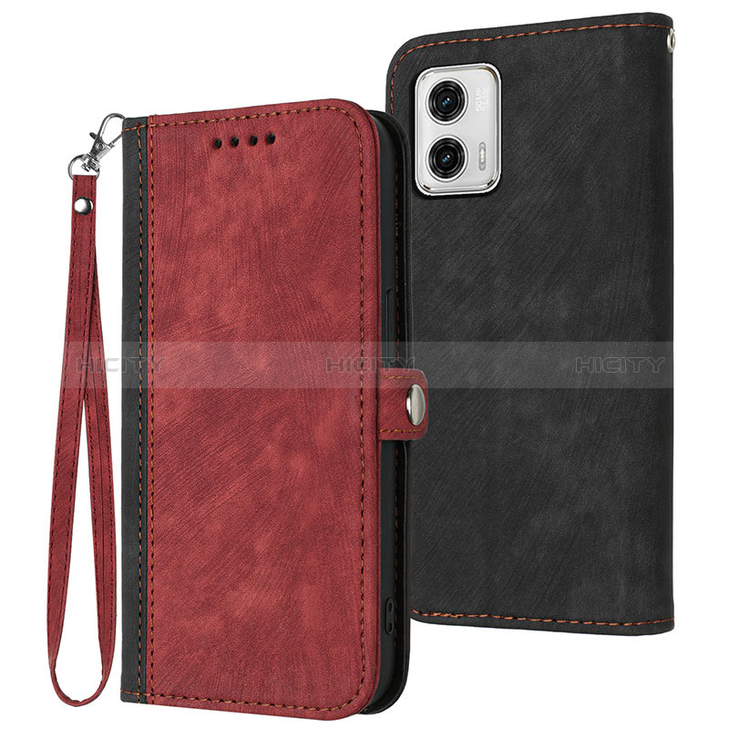 Custodia Portafoglio In Pelle Cover con Supporto YX1 per Motorola Moto G53y 5G