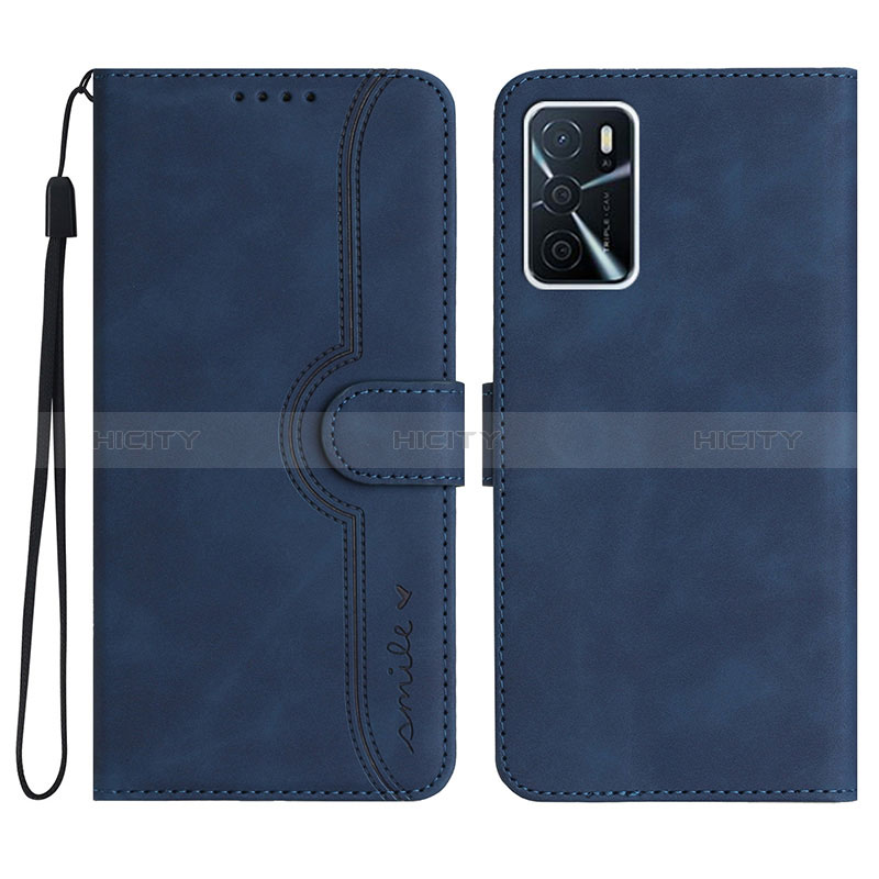 Custodia Portafoglio In Pelle Cover con Supporto YX1 per Oppo A16