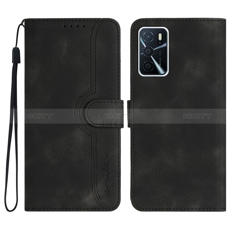 Custodia Portafoglio In Pelle Cover con Supporto YX1 per Oppo A16s